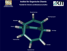 Tablet Screenshot of ioc.uni-karlsruhe.de