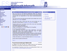 Tablet Screenshot of fsmi.uni-karlsruhe.de