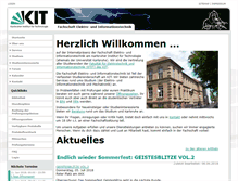 Tablet Screenshot of fachschaft.etec.uni-karlsruhe.de